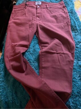 PAIGE Hoxton Ankle Skinny Jeans in Mauve-Rose